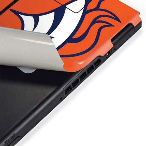 NFL Denver Broncos Large Logo Nintendo Switch Bundle Skin