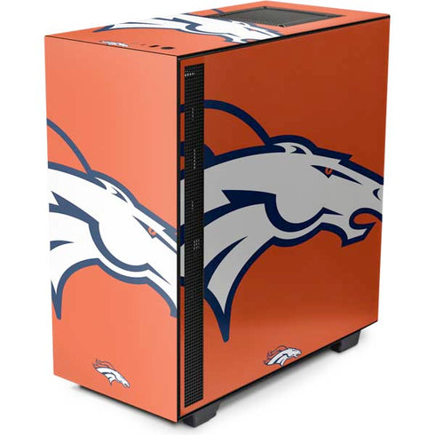NFL Denver Broncos Large Logo NZXT H510 Compact ATX Mid-Tower Case Skin