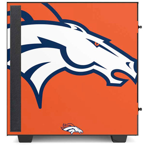 NFL Denver Broncos Large Logo NZXT H510 Compact ATX Mid-Tower Case Skin