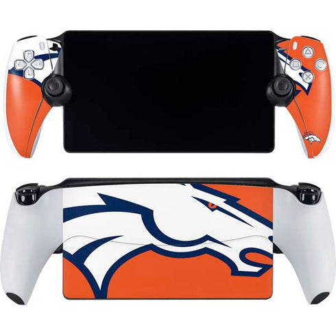 NFL Denver Broncos Large Logo PlayStation Portal Remote Player Skin