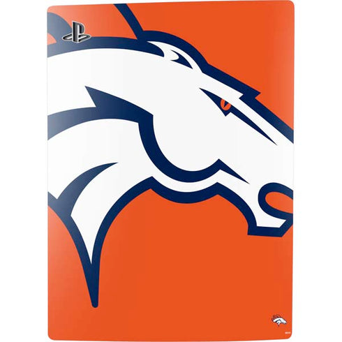 NFL Denver Broncos Large Logo PS5 Bundle Skin