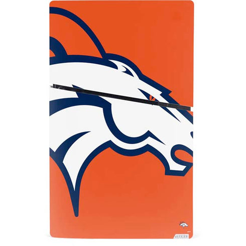 NFL Denver Broncos Large Logo PS5 Slim Digital Edition Bundle Skin