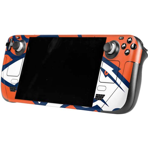 NFL Denver Broncos Large Logo Steam Deck Handheld Gaming Computer Skin