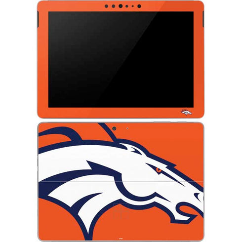 NFL Denver Broncos Large Logo Surface Go Skin
