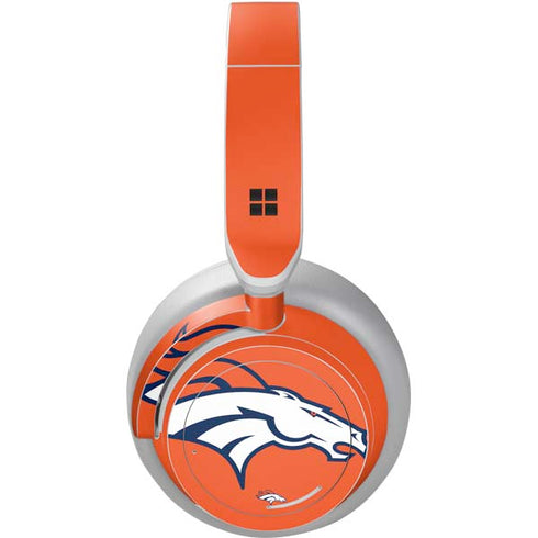 NFL Denver Broncos Large Logo Surface Headphones Skin
