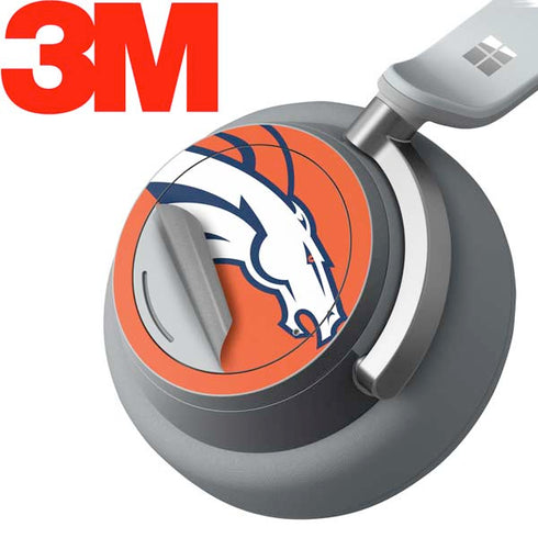 NFL Denver Broncos Large Logo Surface Headphones Skin