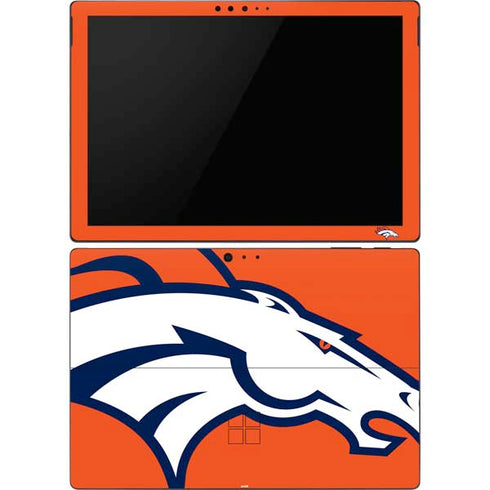 NFL Denver Broncos Large Logo Surface Pro 6 Skin