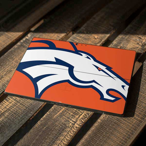 NFL Denver Broncos Large Logo Surface Pro 6 Skin