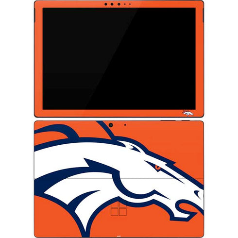 NFL Denver Broncos Large Logo Surface Pro 7 Skin