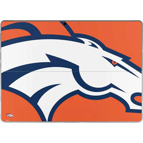 NFL Denver Broncos Large Logo Surface Pro 8 Skin