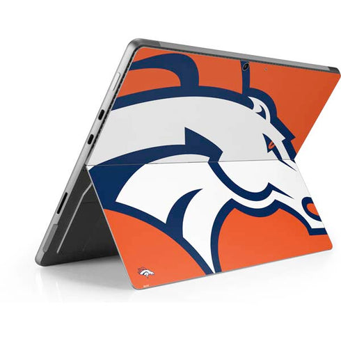 NFL Denver Broncos Large Logo Surface Pro 8 Skin