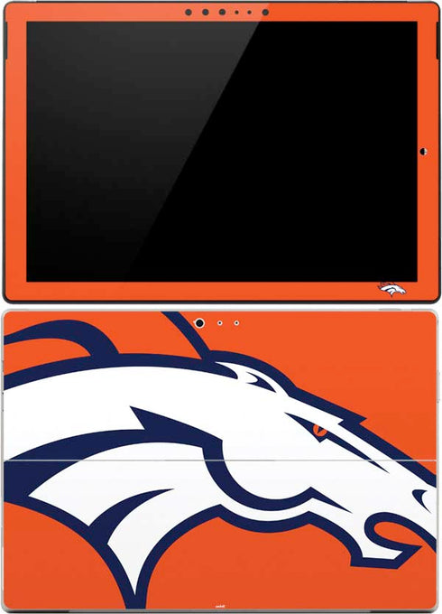 NFL Denver Broncos Large Logo Surface Pro (2017) Skin