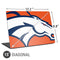NFL Denver Broncos Large Logo Universal Laptop 15in (12.2 x 8.8in) Skin