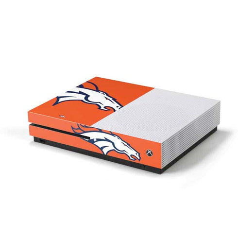 NFL Denver Broncos Large Logo Xbox One S Console Skin