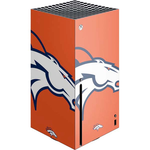 NFL Denver Broncos Large Logo Xbox Series X Console Skin