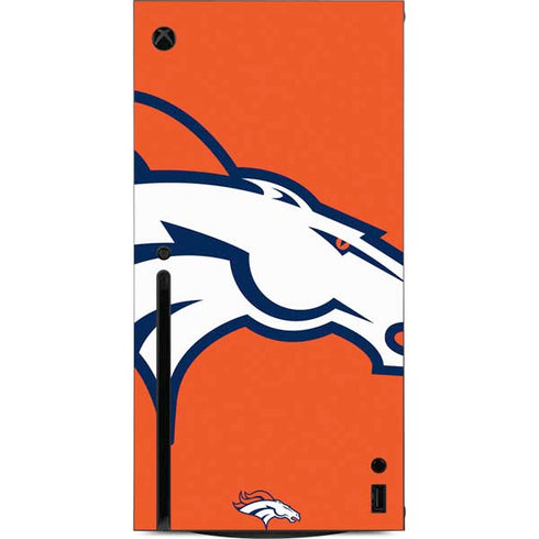 NFL Denver Broncos Large Logo Xbox Series X Console Skin