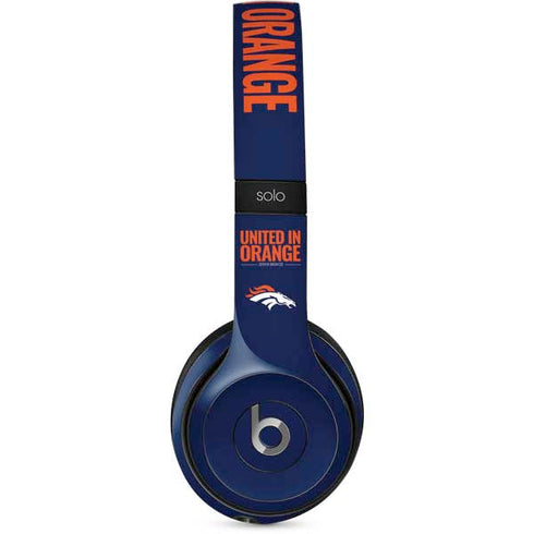NFL Denver Broncos Team Motto Beats Solo 2 Wired Skin