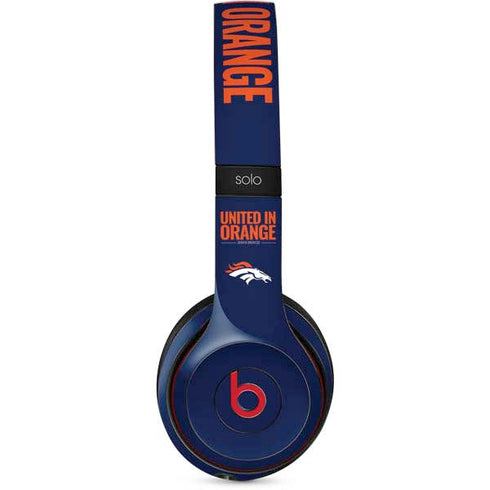NFL Denver Broncos Team Motto Beats Solo 2 Wireless Skin