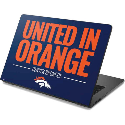 NFL Denver Broncos Team Motto Dell Chromebook Skin