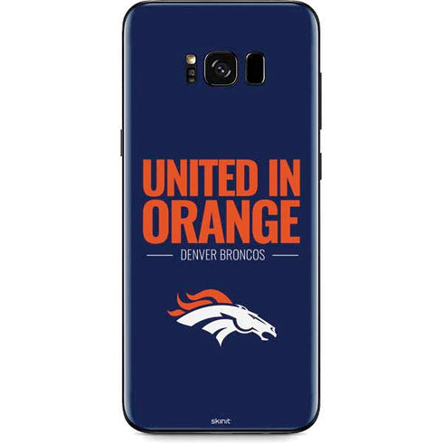NFL Denver Broncos Team Motto Galaxy S8 Plus Skin
