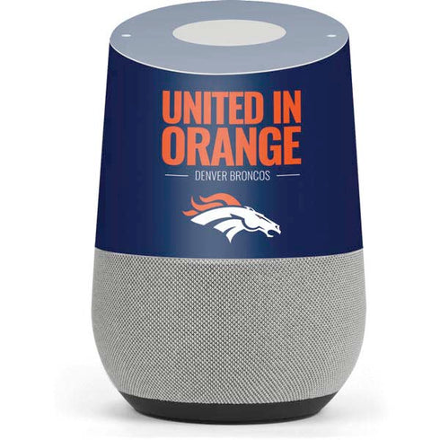 NFL Denver Broncos Team Motto Google Home Skin