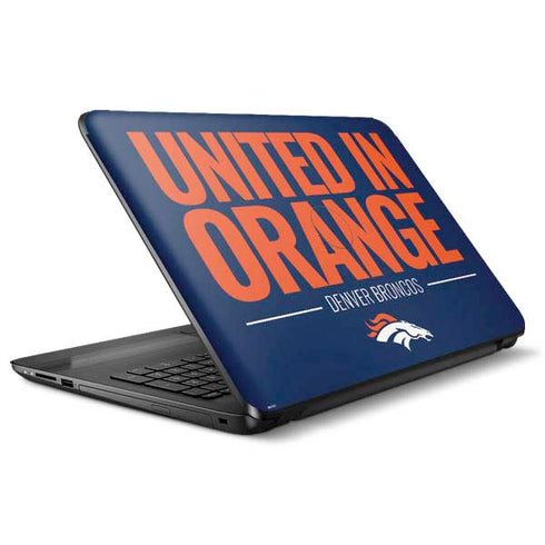 NFL Denver Broncos Team Motto HP Notebook Skin