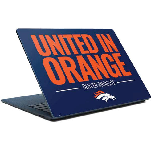 NFL Denver Broncos Team Motto Surface Laptop Skin