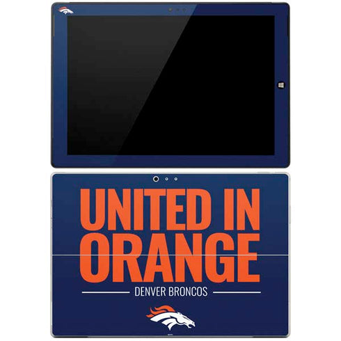 NFL Denver Broncos Team Motto Surface Pro 3 Skin