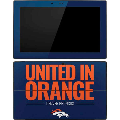 NFL Denver Broncos Team Motto Surface Pro Tablet Skin