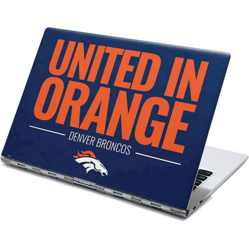 NFL Denver Broncos Team Motto Yoga 910 2-in-1 14in Touch-Screen Skin
