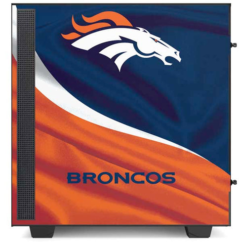 NFL Denver Broncos NZXT H510 Compact ATX Mid-Tower Case Skin