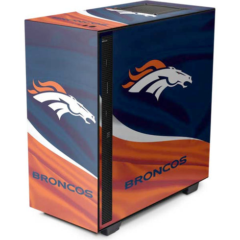 NFL Denver Broncos NZXT H510 Compact ATX Mid-Tower Case Skin