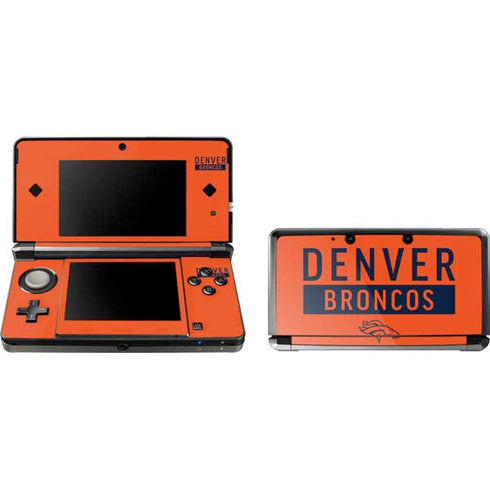 NFL Denver Broncos Orange Performance Series 3DS (2011) Skin