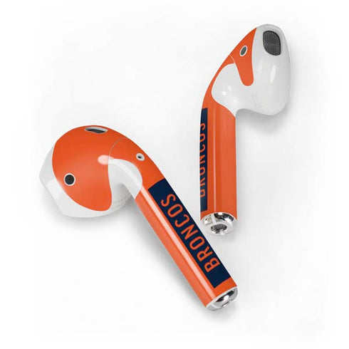 NFL Denver Broncos Orange Performance Series Apple AirPods 2 Skin