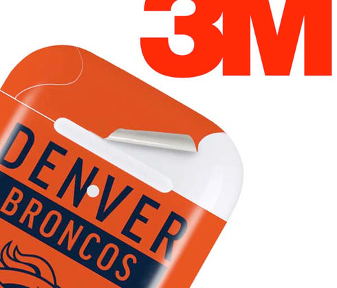 NFL Denver Broncos Orange Performance Series Apple AirPods 2 Skin
