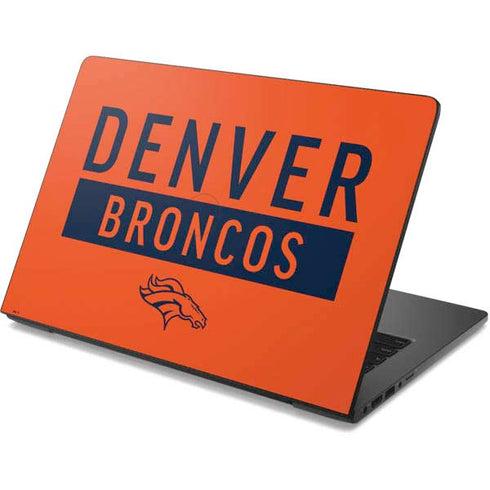 NFL Denver Broncos Orange Performance Series Dell Chromebook Skin