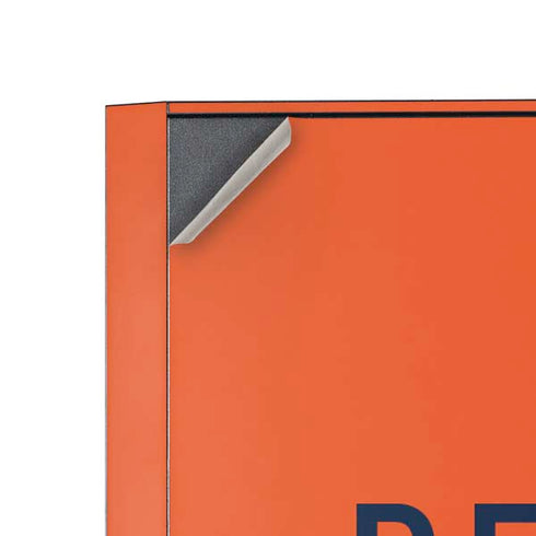 NFL Denver Broncos Orange Performance Series Corsair 4000D Tempered Glass Mid-Tower ATX Case Skin