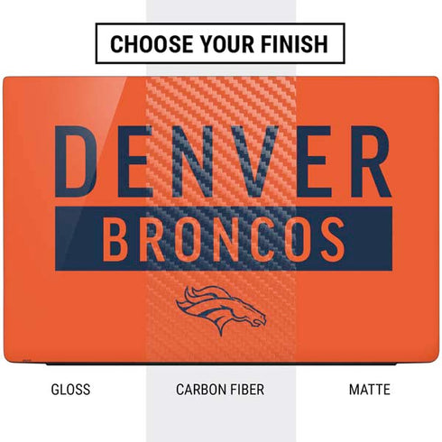 NFL Denver Broncos Orange Performance Series Dell Vostro Skin
