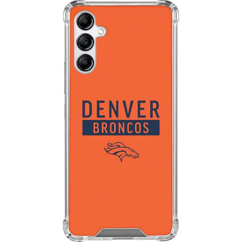 NFL Denver Broncos Orange Performance Series Galaxy A15 5G Clear Case