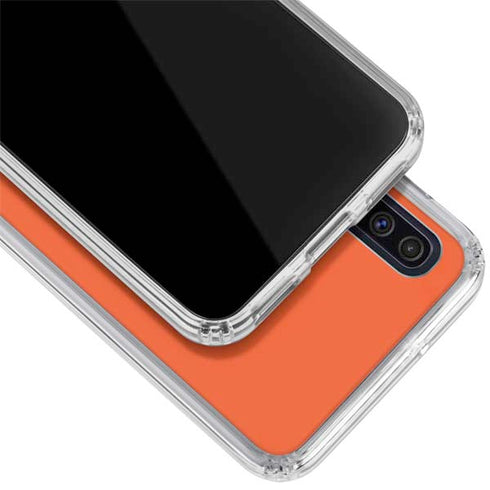 NFL Denver Broncos Orange Performance Series Galaxy A50 Clear Case