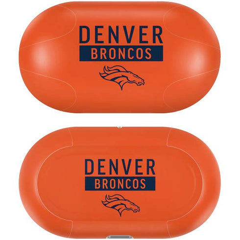 NFL Denver Broncos Orange Performance Series Galaxy Buds Plus Skin