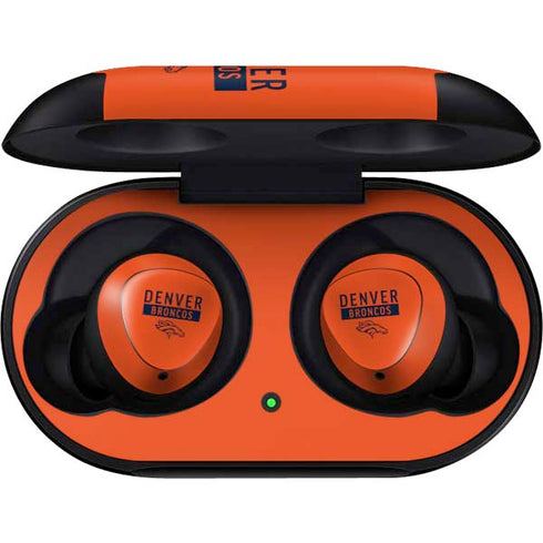 NFL Denver Broncos Orange Performance Series Galaxy Buds Skin