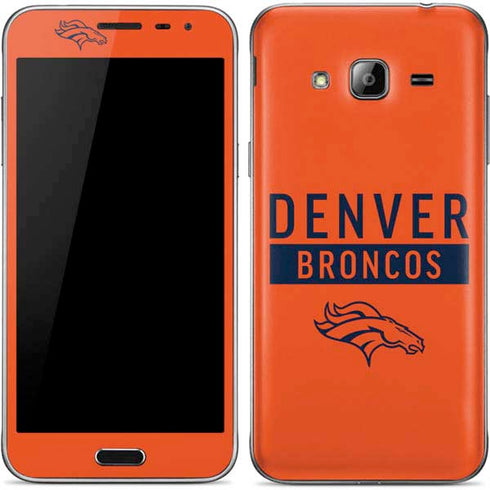 NFL Denver Broncos Orange Performance Series Galaxy J3 Skin