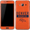 NFL Denver Broncos Orange Performance Series Galaxy J3 Skin