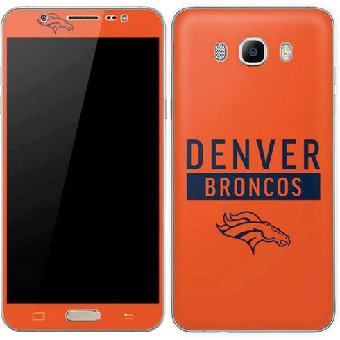 NFL Denver Broncos Orange Performance Series Galaxy J7 Skin