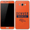 NFL Denver Broncos Orange Performance Series Galaxy J7 Skin