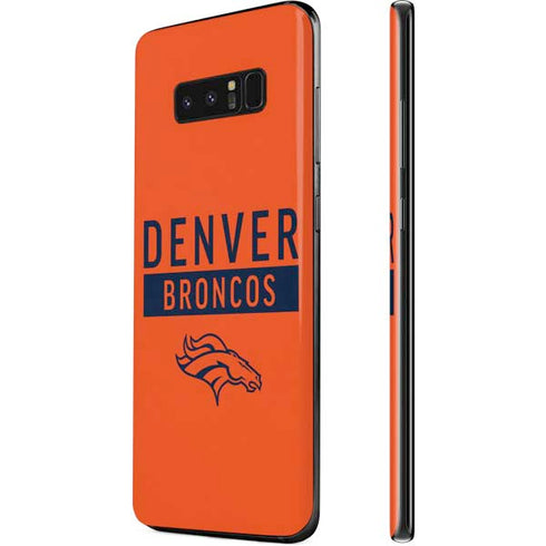 NFL Denver Broncos Orange Performance Series Galaxy Note 8 Skin