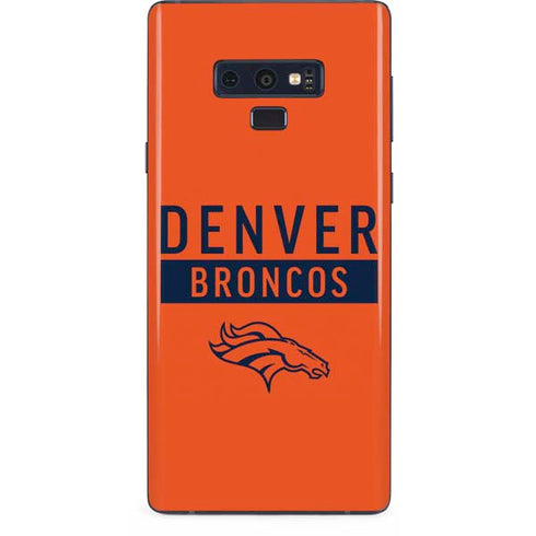 NFL Denver Broncos Orange Performance Series Galaxy Note 9 Skin