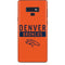 NFL Denver Broncos Orange Performance Series Galaxy Note 9 Skin