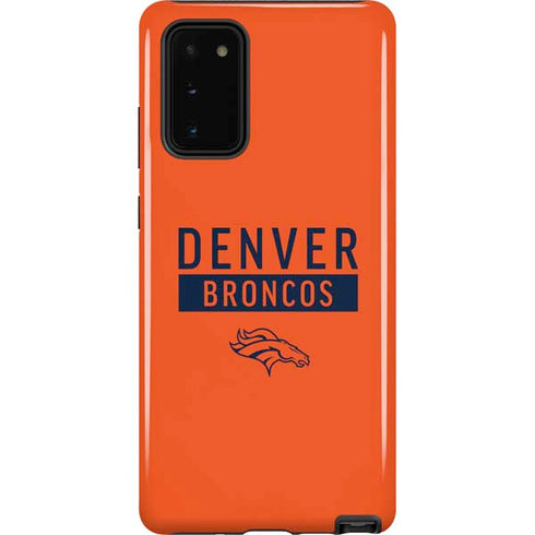 NFL Denver Broncos Orange Performance Series Galaxy Note20 5G Pro Case